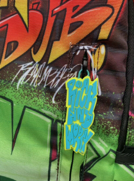 Sprayground Rick And Morty Backpack DLXSR Books School Laptop Graffiti Bag