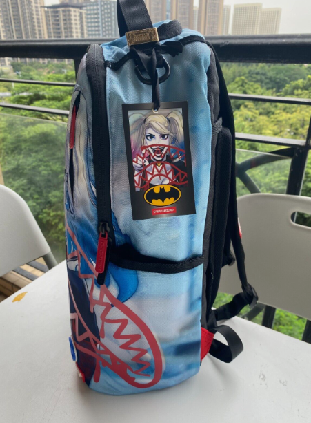 Sprayground Backpack Harley Quinn Shark Laptop Books Back To School Bag
