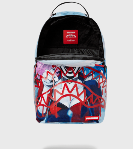 Sprayground Backpack Harley Quinn Shark Laptop Books Back To School Bag
