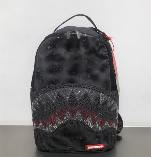 SPRAYGROUND Trinity Black Backpack (DLXV) Shark Mouth LIMITED EDITION