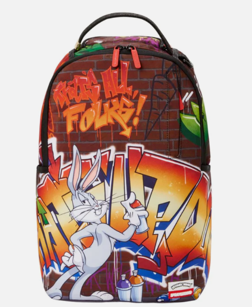 SPRAYGROUND LOONEY TUNES Backpack GRAFF Rabbit Character Graffiti Lapt