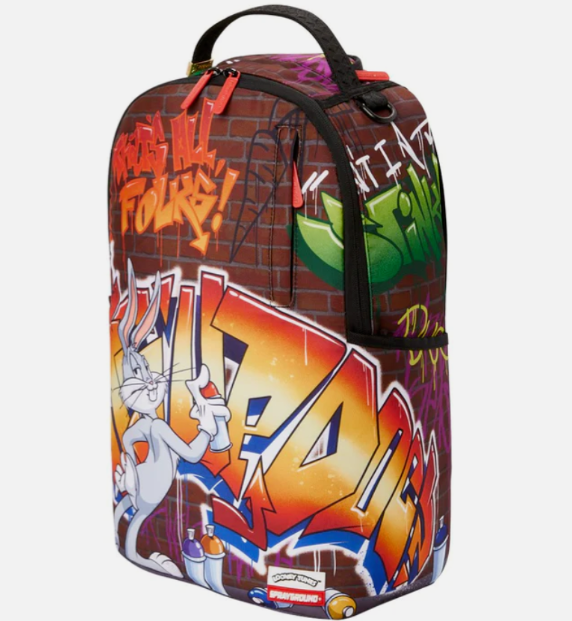 SPRAYGROUND LOONEY TUNES Backpack GRAFF Rabbit Character Graffiti Laptop Bag