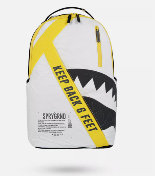 Sprayground Backpack SG95 KEEP BACK!PACK TYVEK 3M SHARK Laptotp Books School Bag