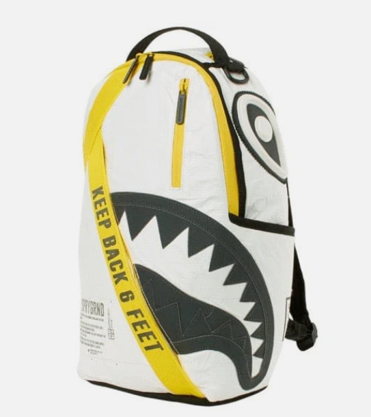 Sprayground Backpack SG95 KEEP BACK!PACK TYVEK 3M SHARK Laptotp Books School Bag