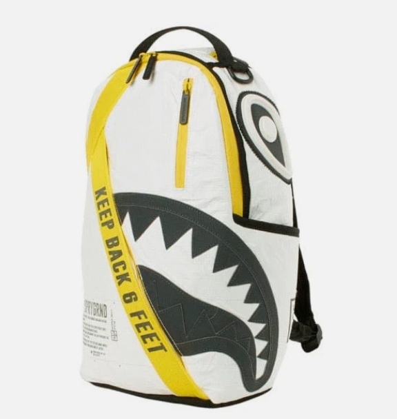 Sprayground Backpack SG95 KEEP BACK!PACK TYVEK 3M SHARK Laptotp Books School Bag