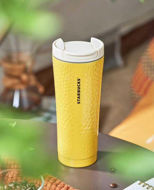 China 2023 Starbucks Summer Yellow Stainless Steel Cup