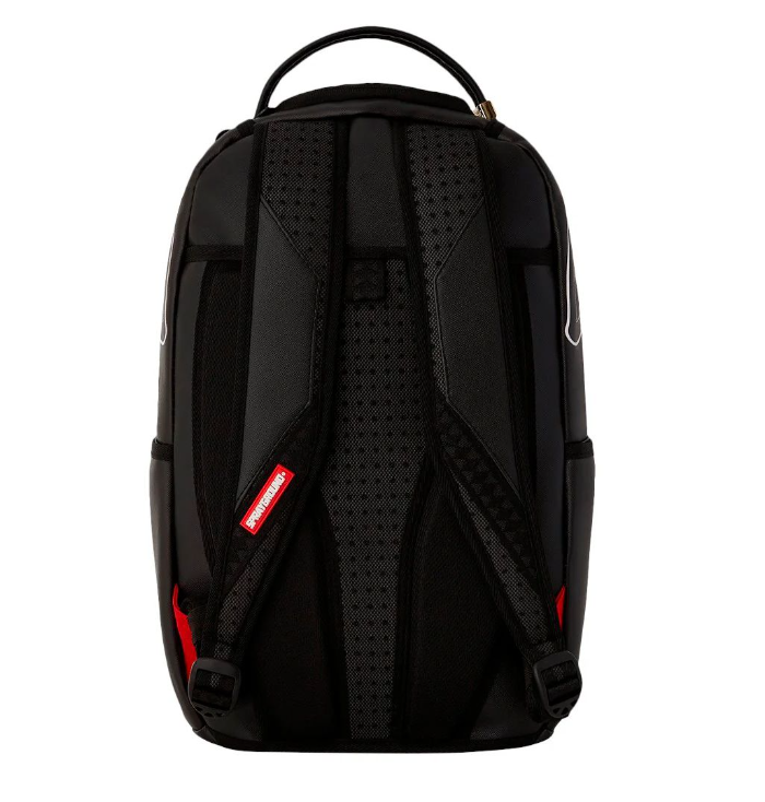 Sprayground Backpack Shark Central Black Solid Laptotp Books School Bag (DLXV)