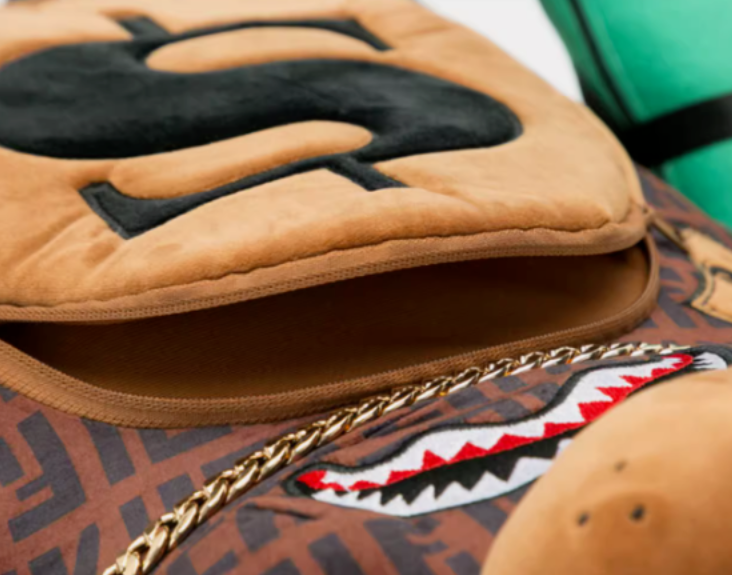 Sprayground Backpack Offended Money Bear Teddy Bear Moneybear Brown Bag