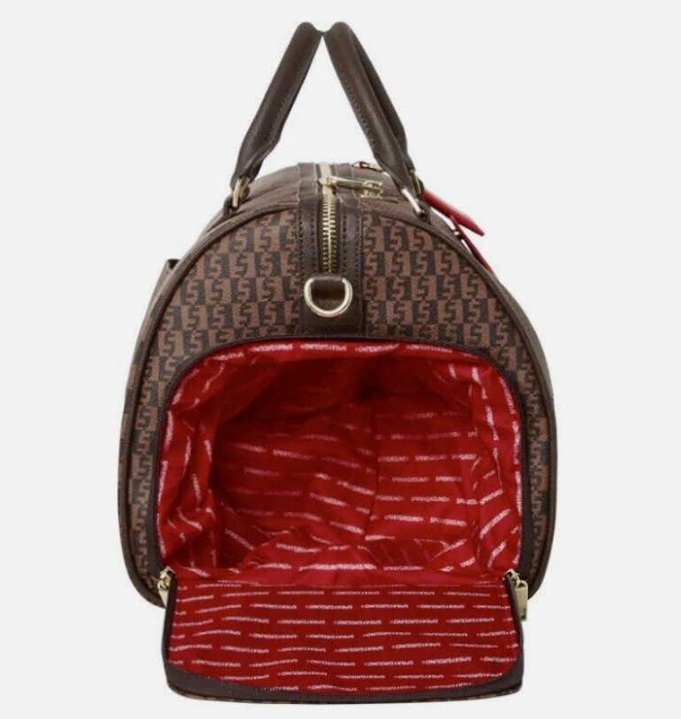 Sprayground Travel Bag Alpha Navigator Duffle Bag Money Brown Dollar BRAND NEW !