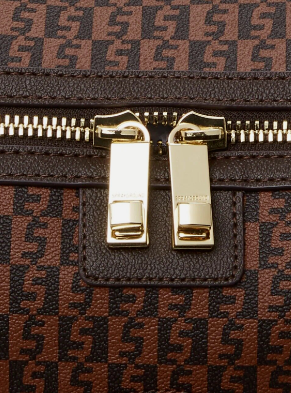 Sprayground Travel Bag Alpha Navigator Duffle Bag Money Brown Dollar BRAND NEW !