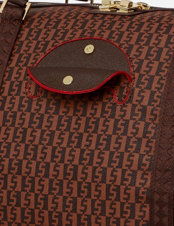 Sprayground Travel Bag Alpha Navigator Duffle Bag Money Brown Dollar BRAND NEW !