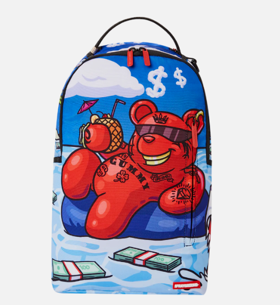 Sprayground Backpack DIABLO CHILLIN IN HOSTILE WATERS Teddy Bear School Bag