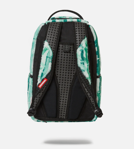 Sprayground Backpack Panda Cozy Velour Fur Laptop Books School Bag Bear Green