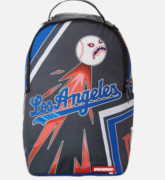 MLB LA Dodgers Sprayground Backpack Los Angeles Dodgers Laptotp School Bag NEW !