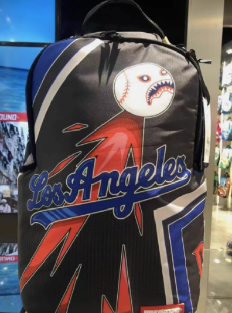 MLB LA Dodgers Sprayground Backpack Los Angeles Dodgers Laptotp School Bag NEW !