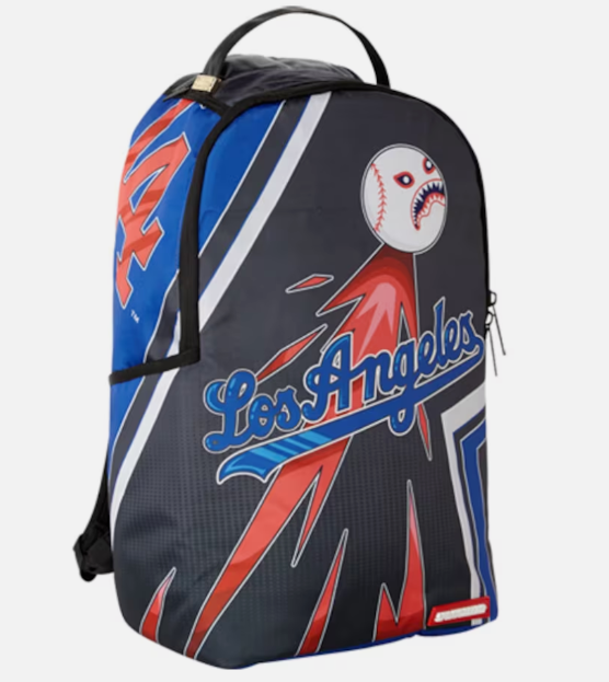 MLB LA Dodgers Sprayground Backpack Los Angeles Dodgers Laptotp School Bag NEW !