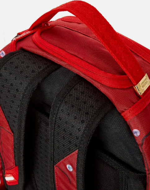 Sprayground Backpack In Case Of Emergency Break Shark Red Laptotp School Bag NEW