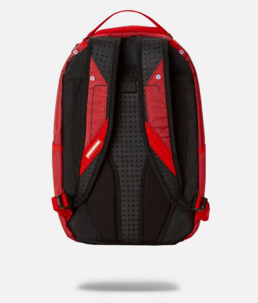Sprayground Backpack In Case Of Emergency Break Shark Red Laptotp School Bag NEW