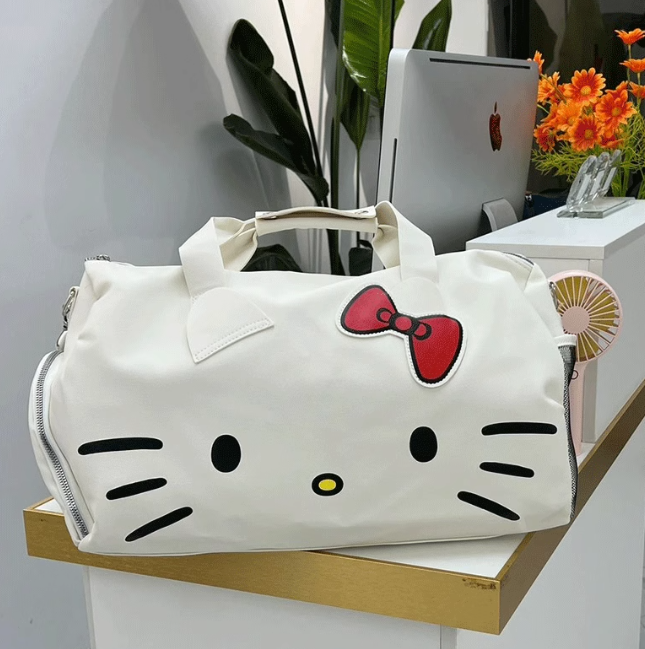 Cute Hello Kitty Travel White Hand Bag