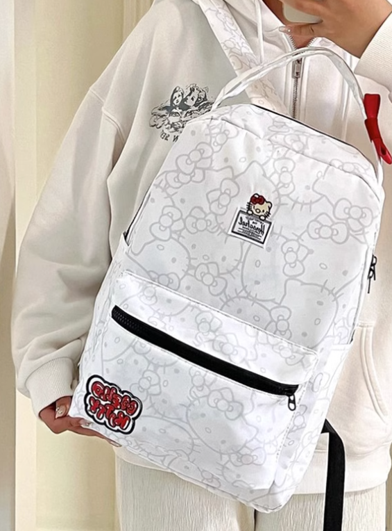 Cute Hello Kitty Backpack Laptop Books School Bag