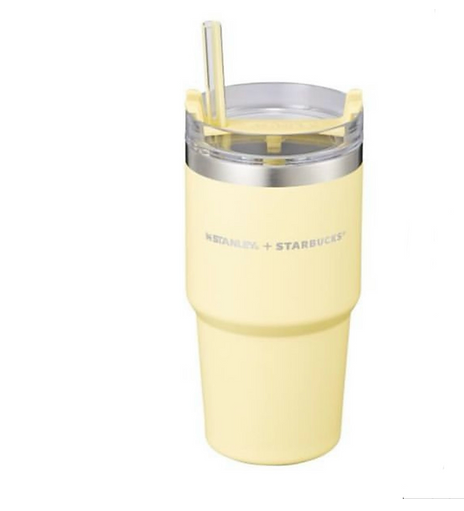 PRE ORDER Stanley X Starbucks 2024 Korea Spring Yellow Cup 20oz Stainless Steel Tumbler