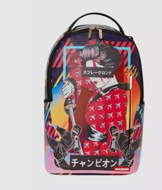 Sprayground Backpack Sharkuza Japan Style Laptotp Books Back To School Bag NEW !