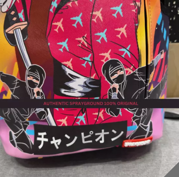 Sprayground Backpack Sharkuza Japan Style Laptotp Books Back To School Bag NEW !