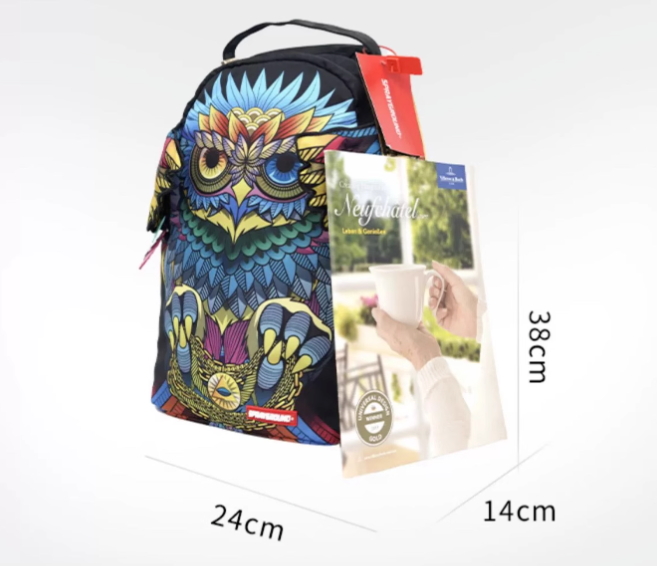 SPRAYGROUND Mini Backpack Mini O.W.L Bag Laptop Owl Wings Back To School Bag