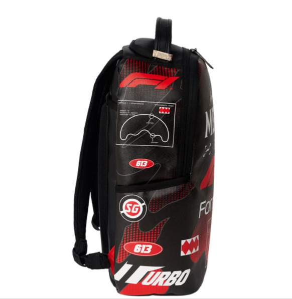 Sprayground Formula 1 Menacing Backpack Laptop Books School Formula Racing Bag