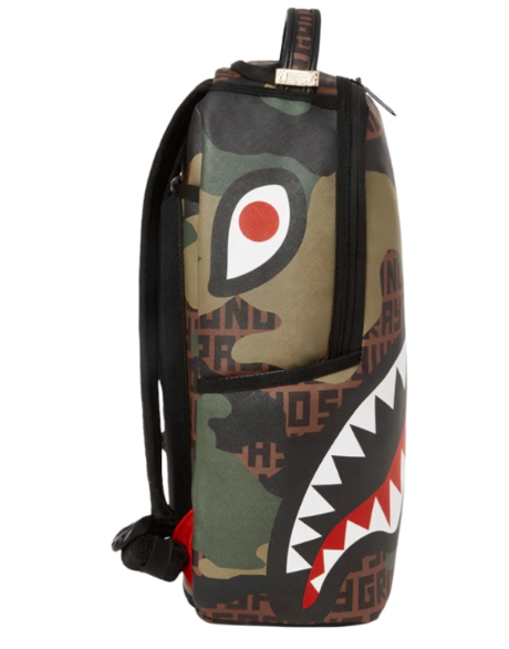 Sprayground Camo Backpack Infiniti Shark Laptop Bag Back To School Bag Schoolbag