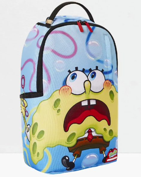 Sprayground Spongebob Shark Shape Sponge Backpack SquarePants Laptpop School Bag