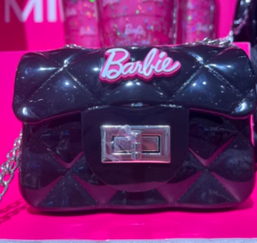 Miniso Barbie Series Black Jelly Mini Bag Fashion Style