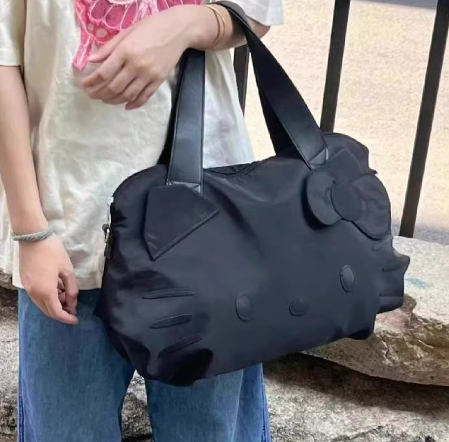 Cute Hello Kitty Travel Black Bag
