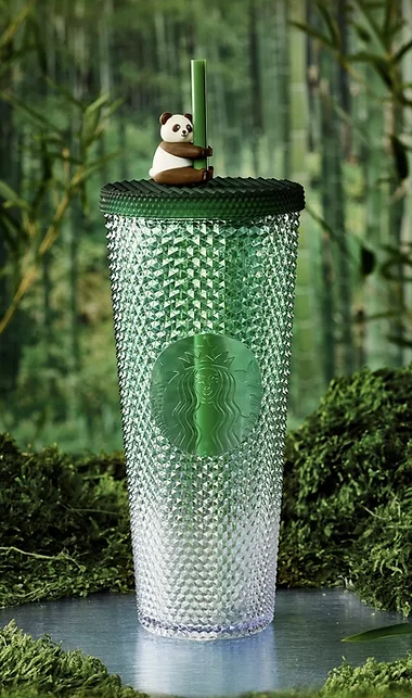 PRE ORDER Starbucks China Panda Bamboo Collection 2024 Green Gradient