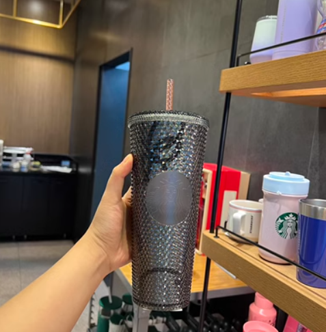PRE ORDER Taiwan 2023 Summer Release Black Starbucks Studded 24oz Straw Cup Tumbler