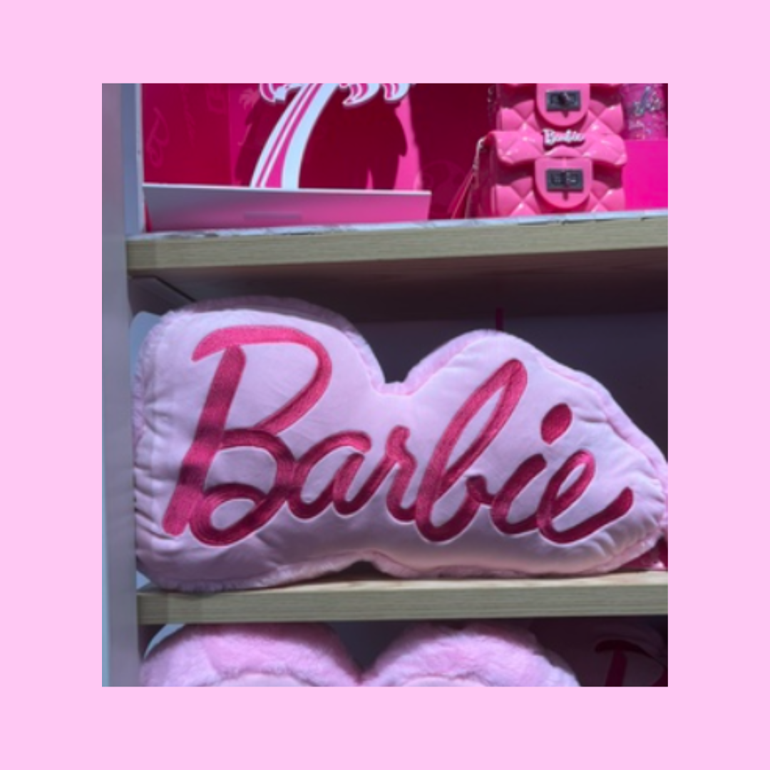 Miniso Barbie Series Pink Barbie Pillow Cushion