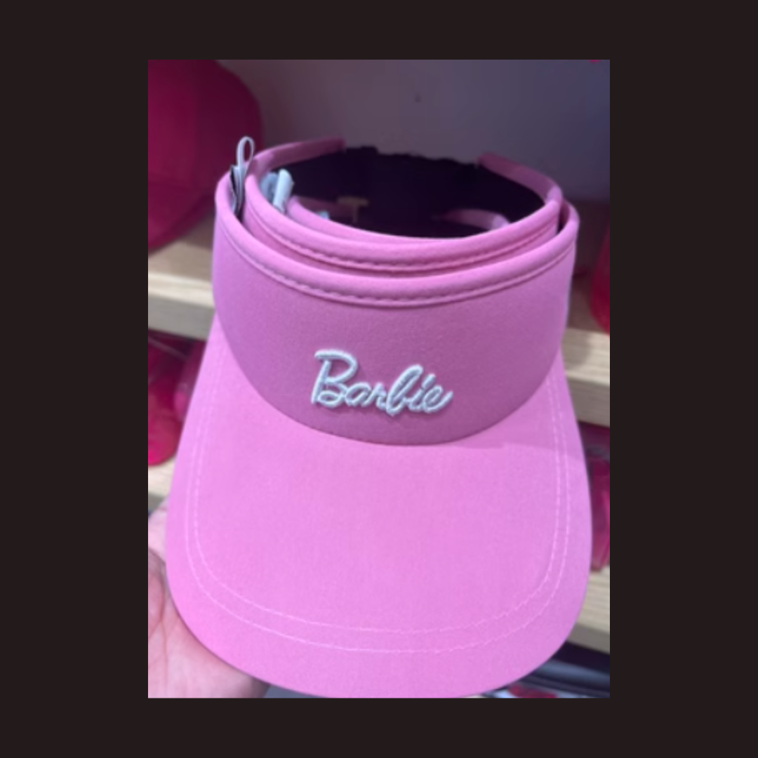 Miniso Barbie Series Pink Barbie Visor Hat