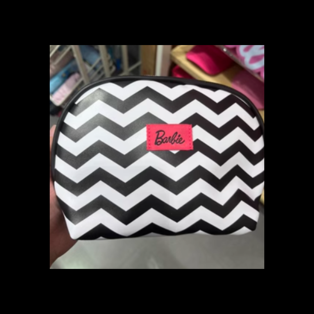 Miniso Barbie Series Pink Cosmetic Bag Fashion Style