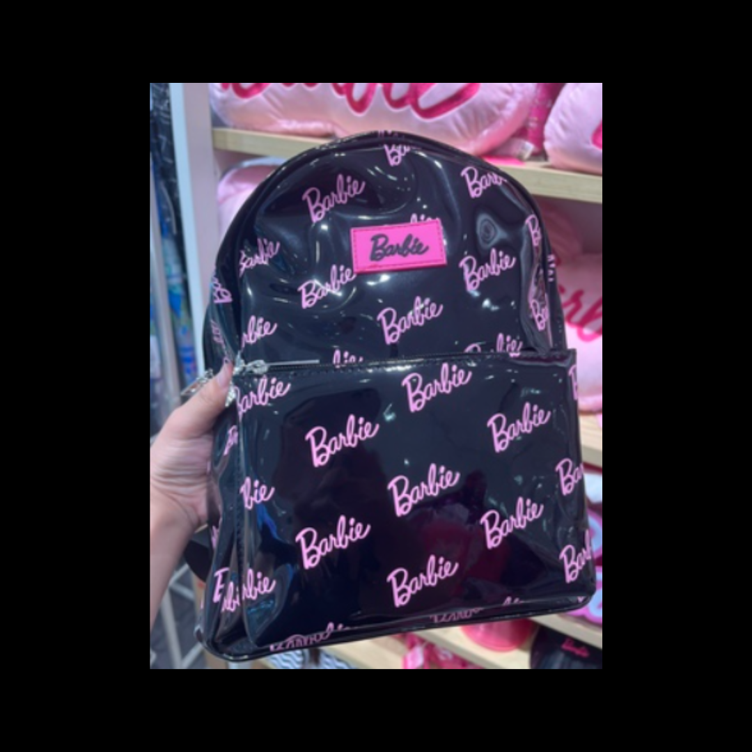 Miniso Barbie Series Black Backpack Fashion Style