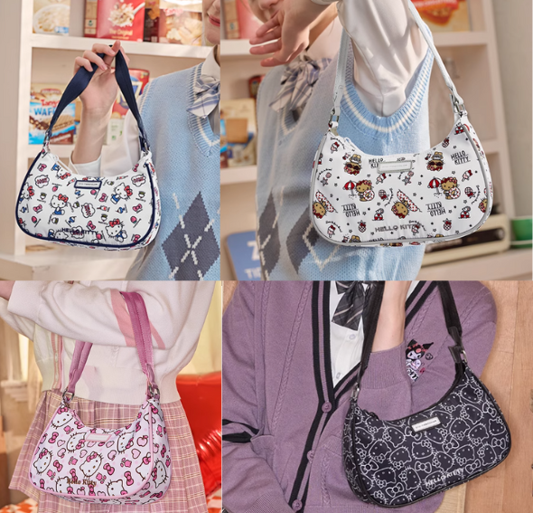 Cute Hello Kitty Shoulder Hand Bag Different Styles