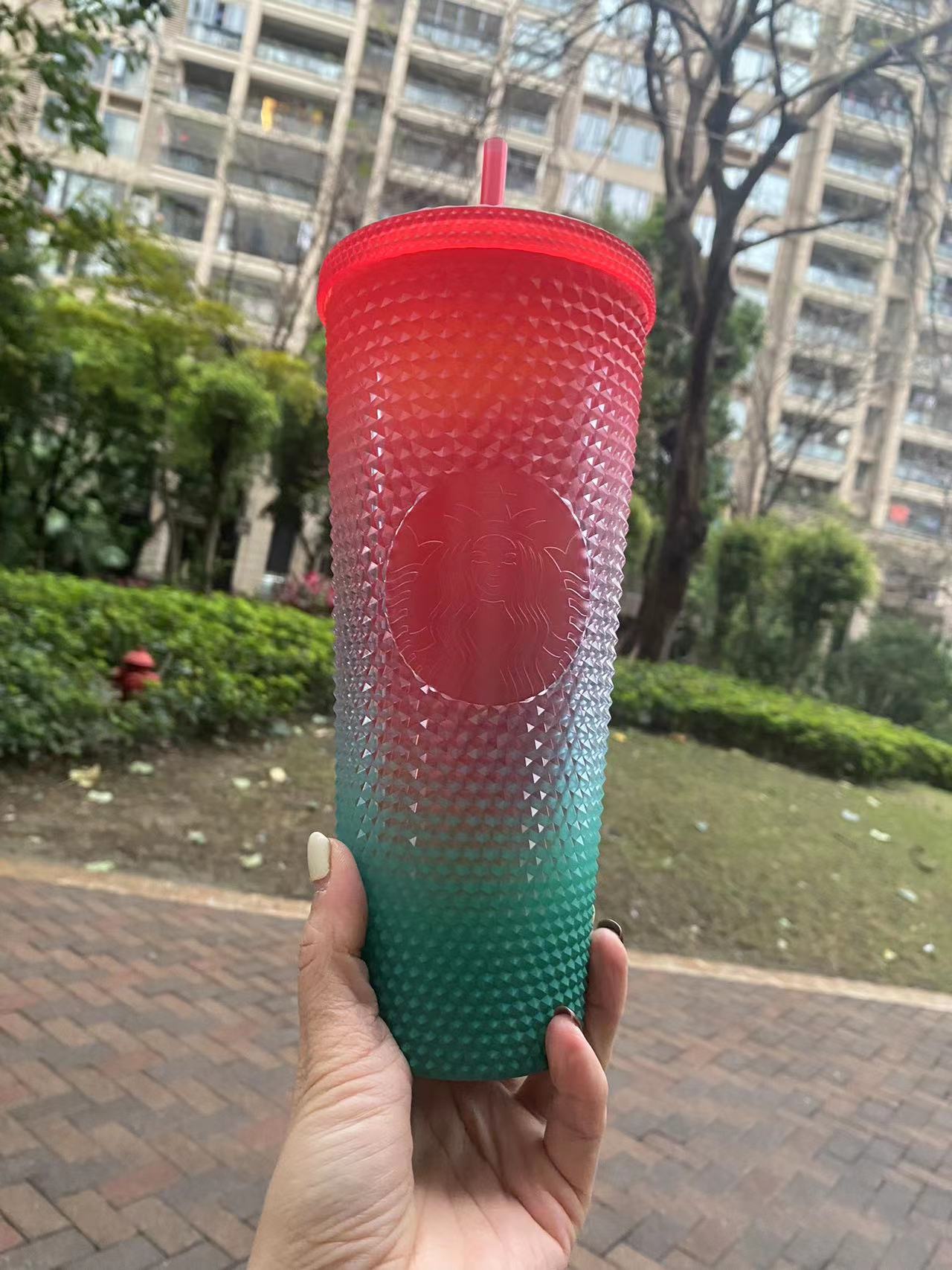 Starbucks Rainbow purchases China Studded Tumbler