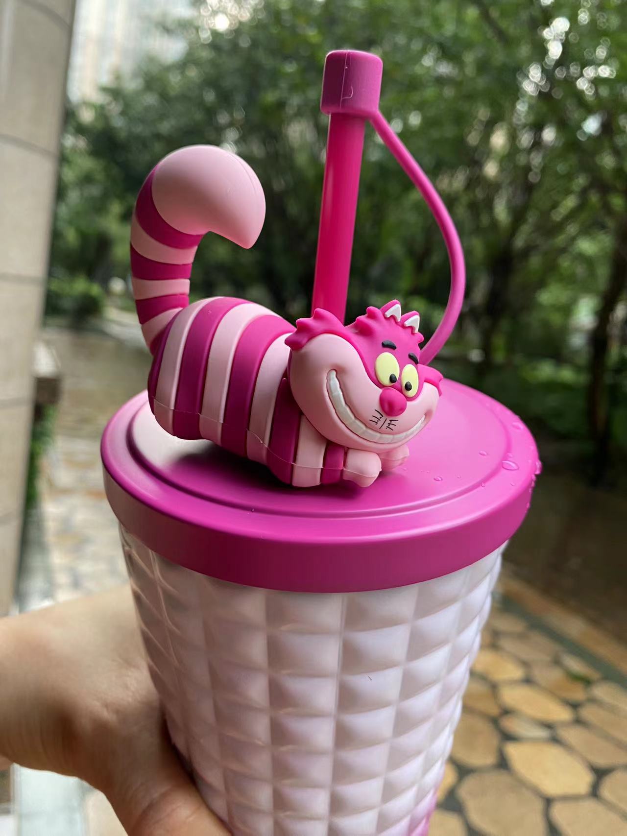 Starbucks X Disney 2024 China Alice in Wonderland Cheshire Cat 16oz Purple Pinapple Tumbler