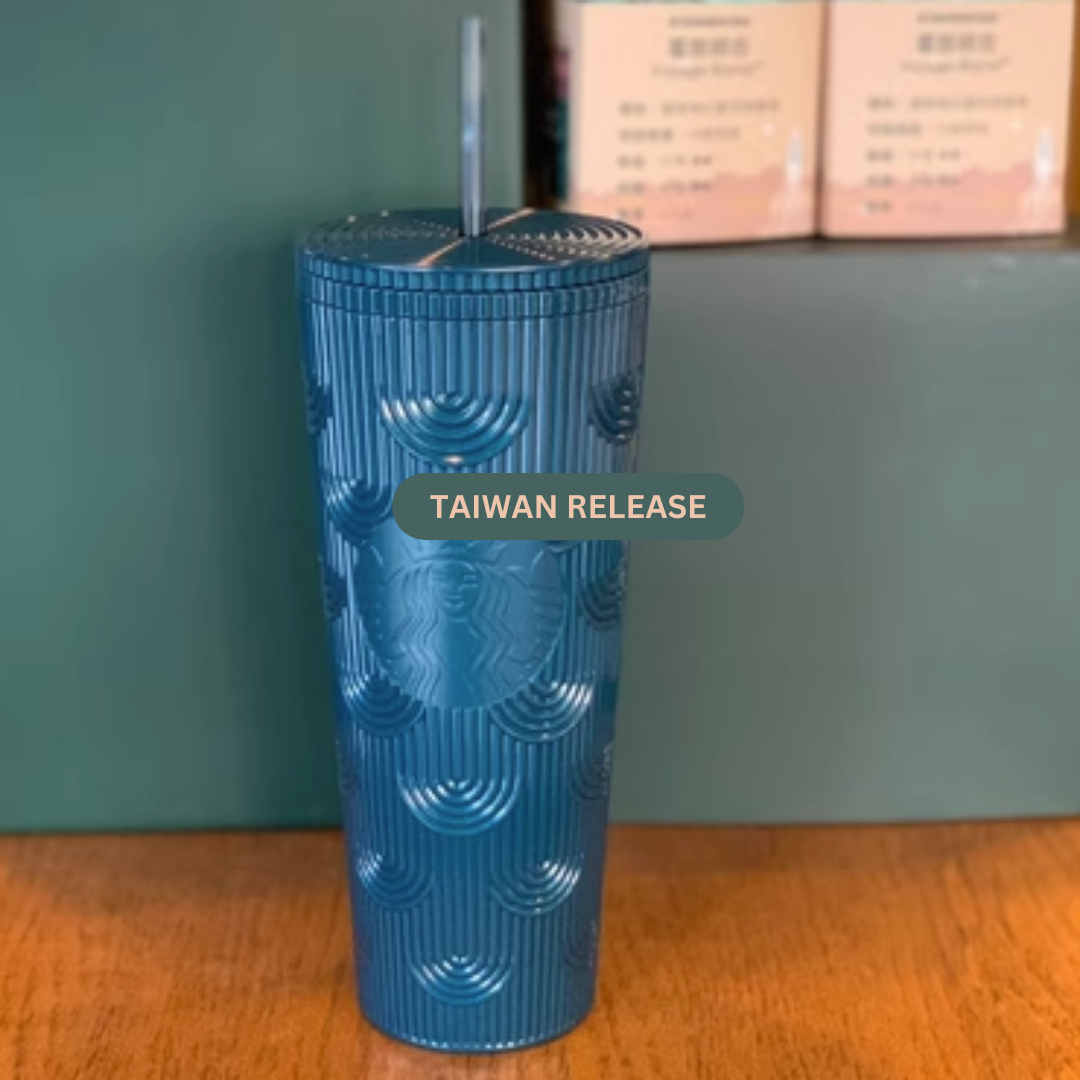 US$ 73.99 - Starbucks 2021 Taiwan Stanley Navy Blue 20oz Cup Tumbler -  m.