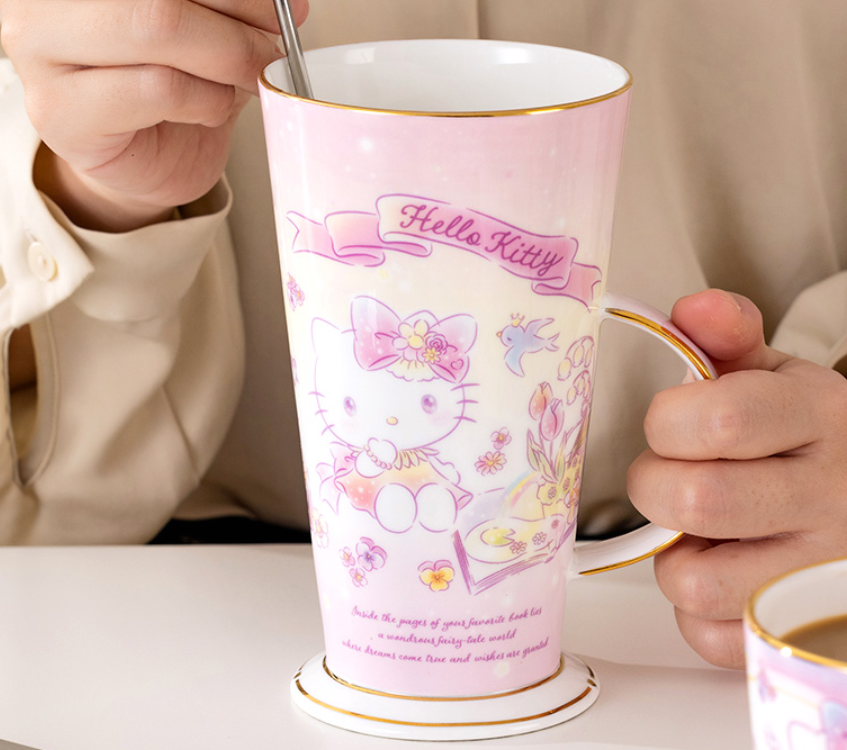 Pink Hello Kitty Ceramic Mug 17oz Cup