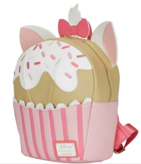Hong Kong Disney Loungefly Marie Mini Backpack Cupcake Bag