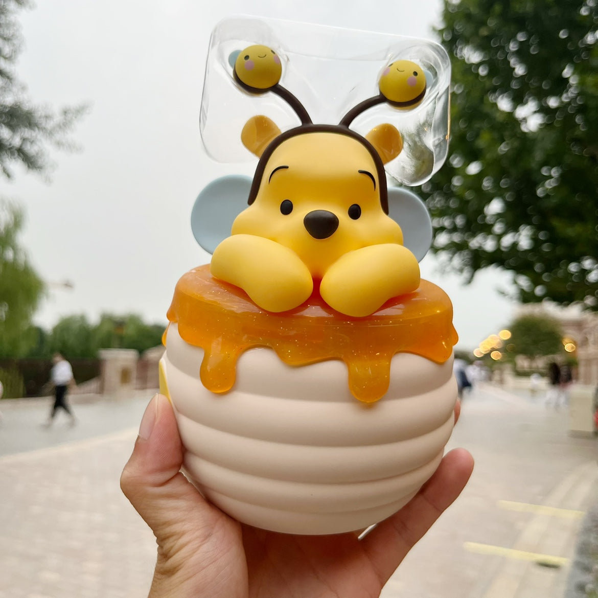 Disney 2022 Shanghai Summer Winnie The Pooh Honey Jar Drinking Cup