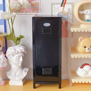 Cute House Cosmetic Storage Cabinet Box Desktop Decor