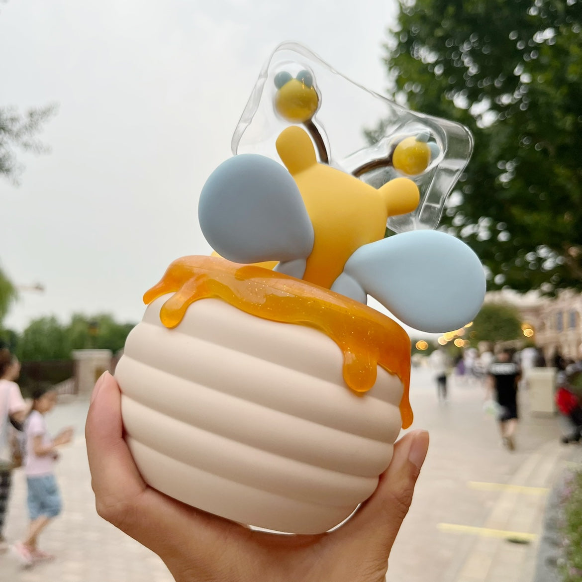 Disney 2022 Shanghai Summer Winnie The Pooh Honey Jar Drinking Cup