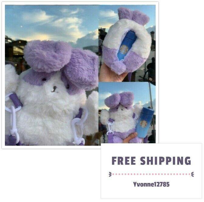 Starbucks 2020 Mid-Autumn Festival Purple Bunny Movable Ear Mug Cup Sleeve 7oz - Yvonne12785