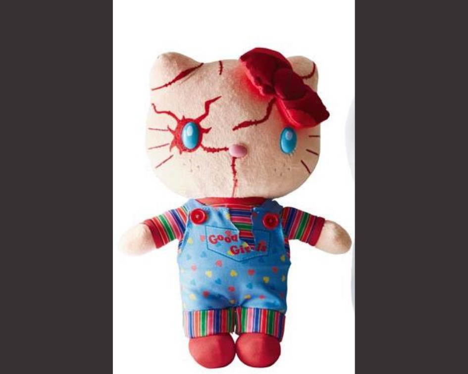 Hello Kitty Chucky Tiffany Plush Doll Child's Play 9" Halloween Bride Doll